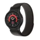 Tech-Protect nailoninis dirželis Samsung Galaxy Watch 4/5/6/7/FE, juodas ir oranžinis