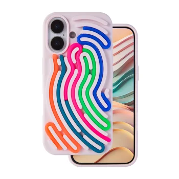 Dėklas TFO DIY Snake skirtas Apple iPhone 16 6.1", rožinis