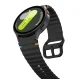 Tech-Protect silikoninis dirželis Samsung Galaxy Watch 4 / 5 / 6 / 7 / FE, juodas