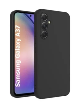 Silikoninis dėklas telefonui Samsung Galaxy A37 5G, juodas