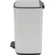 Šiukšliadėžė su pedalu Brabantia Bo 12 l, balta