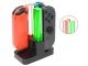 Įkrovimo stotelė 4 Nintendo Switch Joy-Con pulteliams, LED