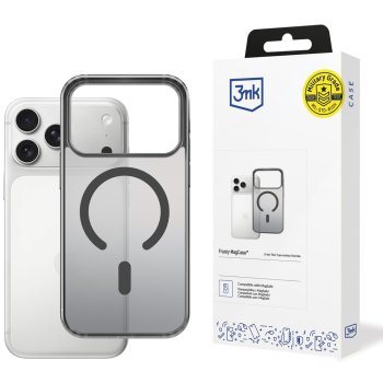 3mk Frosty MagCase dėklas iPhone 17 Pro Max, juodas