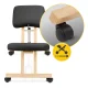 4Fizjo PURE Ergonomic Kneeling Chair, Black