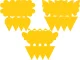 Geltonos lipnios gaudyklės augalams nuo uodukų ir vabzdžių, 12 vnt.
