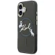 Karl Lagerfeld IML Choupettes Karl Script Logo MagSafe dėklas iPhone 17, juodas
