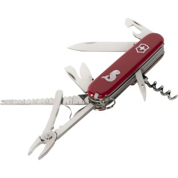 Victorinox Angler lenktinis peilis žvejams, raudonas (1.36 53.72)