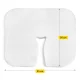 Disposable Face Cradle Covers U-Shaped for Massage Tables 50 Pack