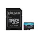 Atminties kortelė Kingston Canvas Go Plus 128GB microSDXC 200MB/s A2 U3 V30