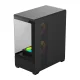 Kompiuterio korpusas DarkFlash C365 su 5 ventiliatoriais, Juodas