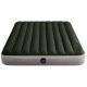 INTEX 64763 Inflatable Airbed with Built-in Foot Pump, 203x152x25 cm, Green