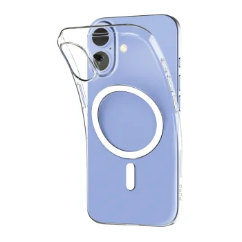 Puro 0.3 MAG Ultra-Slim dėklas su MagSafe skirtas iPhone 17, skaidrus