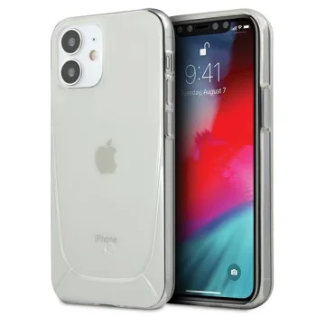 Mercedes iPhone 12 mini dėklas Transparent Line, skaidrus