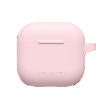 Ausinių dėklas AmazingThing Omni Case, skirtas Apple AirPods 4, rožinis