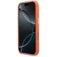 Karl Lagerfeld Karl & Choupette Saffiano MagSafe dėklas iPhone 17 Pro, oranžinis