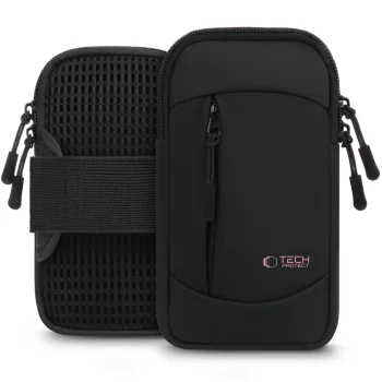 Tech-Protect M6 universalus sportinis dėklas ant rankos telefonui iki 6.9", rožinis