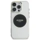 Guess dėklas iPhone 16 Pro Max telefonui IML Metal Colored Circle MagSafe, juodas