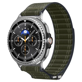 Spigen WBF0 laikrodžio dirželis Samsung Galaxy Watch 40/44/46 mm, žalias