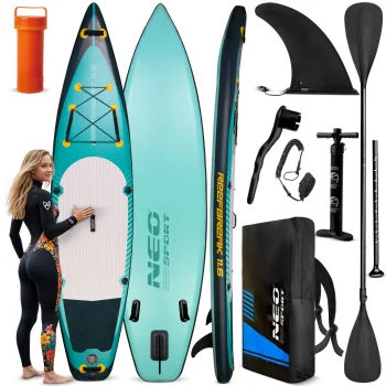Neo-Sport Reefbreak SUP irklentė, 350 x 81 x 15 cm
