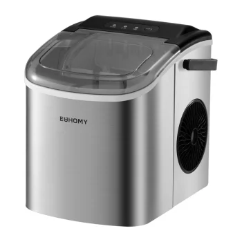 Euhomy IM001-BSI ledo gabaliukų generatorius, 1.2 L, 12 kg, sidabrinis