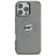 Karl Lagerfeld dėklas iPhone 16 Pro su MagSafe, IML Metal Choupette Head, juodas