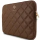Guess Quilted 4G 14\" nešiojamojo kompiuterio dėklas, rudas
