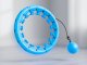 Smart Weighted Hula Hoop for Exercise, Adjustable with Massage Nubs, Blue