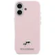 Karl Lagerfeld Karl & Choupette Saffiano MagSafe dėklas iPhone 17, rožinis