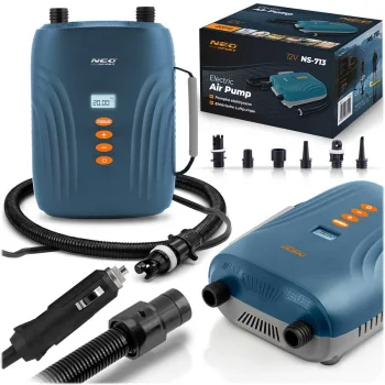 Electric SUP Pump 12V with 6 Adapters Neo-Sport Ns-713