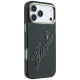 Karl Lagerfeld dėklas iPhone 18 Pro Max / 17 Pro Max IML Big Signature, juodas