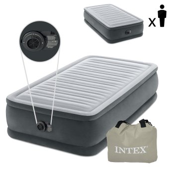 Intex pripučiama lova su integruotu elektriniu siurbliu, 191x99x46 cm