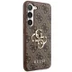 Guess 4G Big Metal Logo dėklas Samsung Galaxy S23 rudas