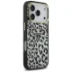 „Guess Leopard Glitter MagSafe“ dėklas „iPhone 17 Pro Max“, juodas