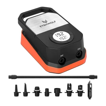 Elektrinė aukšto slėgio pompa Etenwolf S4 SUP lentoms, 20 PSI, 12V