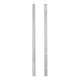 Aliumininis kabelių maskavimo kanalas Maclean MCTV-897 S, 33x18x750 mm, sidabrinis