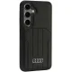 Audi Synthetic Leather MagSafe dėklas Samsung Galaxy S24, juodas