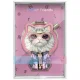 Magnetinis pakabukas Nimmy Cool&Cute 2.0 Chinchila su MagSafe stovo funkcija, Pink