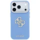Dėklas Guess Smooth & Big Strass Logo skirtas iPhone 18 Pro / 17 Pro, mėlynas