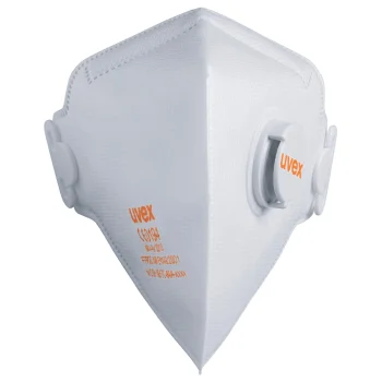 Respiratorius uvex silv-Air class.3210 FFP2 su vožtuvu, 3 vnt., baltas