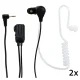Racijų ausinės Alecto FRH-10 DUO, 2 vnt., 2.5 mm jungtis, juoda
