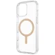 Dėklas Uniq Clario Magclick Charging skirtas iPhone 16 Pro Max, auksinis (skaidrus)