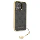 Guess 4G Charms dėklas, skirtas iPhone 13 Pro Max, pilkas