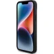 BMW Perforated Tricolor Line dėklas iPhone 15 Plus / 14 Plus, juodas