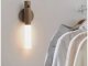 LED Wall Lamp with Motion Sensor and Magnetic Mount, Warm White, Dark Brown