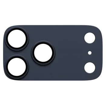 Apsauginis kameros stiklas PanzerGlass Fender iPhone 17 Pro Max, mėlynas