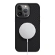 Uniq Keva Magclick dėklas su MagSafe, skirtas iPhone 15 Pro, juodas