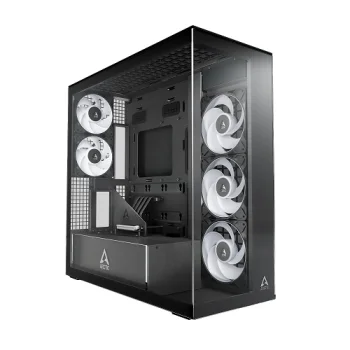 Kompiuterio korpusas ARCTIC Xtender VG E-ATX, juodas