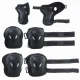 RALLEX Knee, Elbow, and Wrist Protection Set, Black