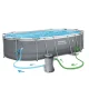 Bestway 56448 Power Steel Frame Pool 488x305x107 cm