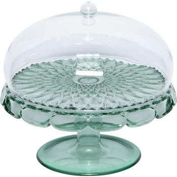 Guzzini VANITY tortinė su koja ir gaubtu, 30 cm, Matcha Green